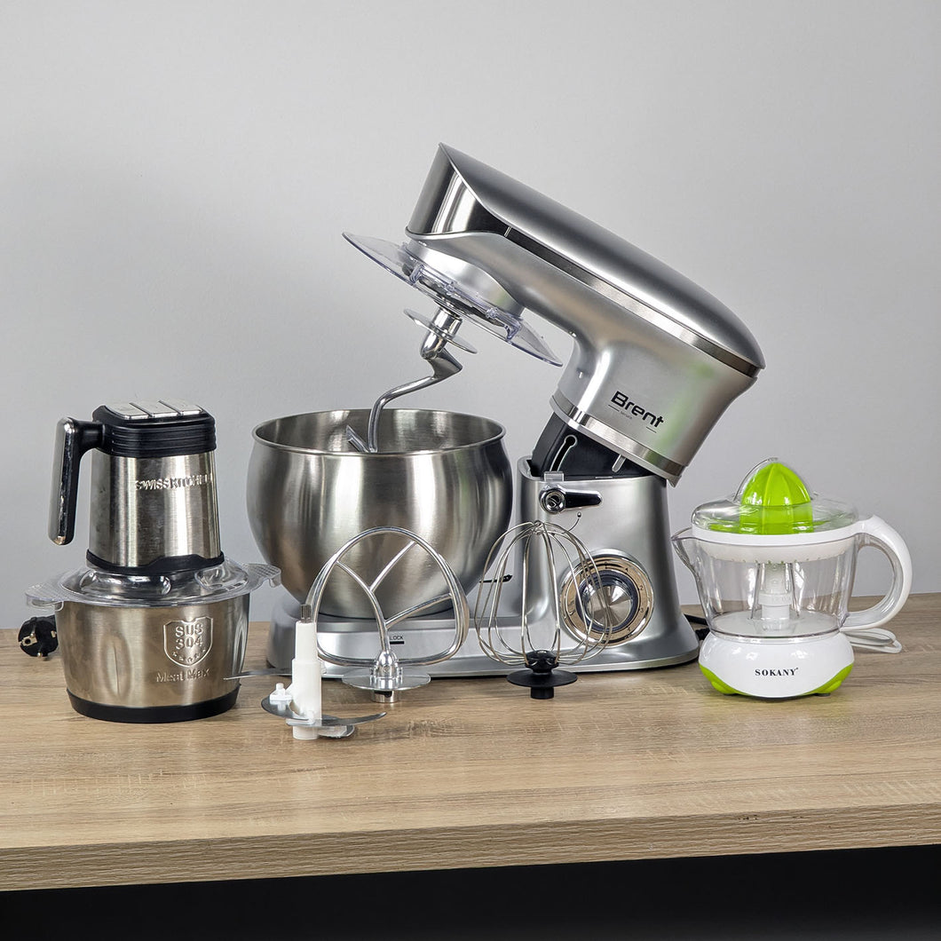 PACK PETRIN BRENT 1300W 6L + HACHOIR + JUICER