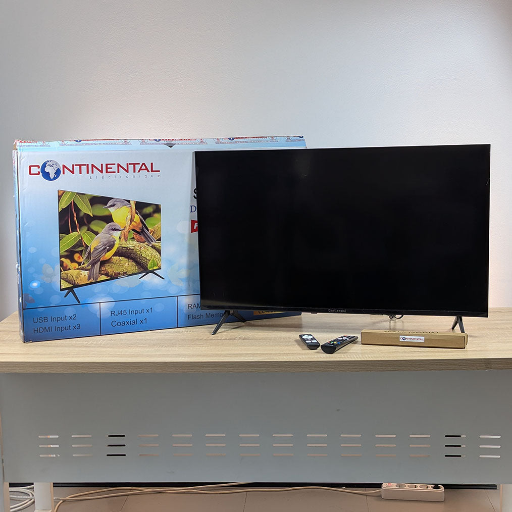 Television Continental 40 pouces SMART + SUPPORT GRATUIT