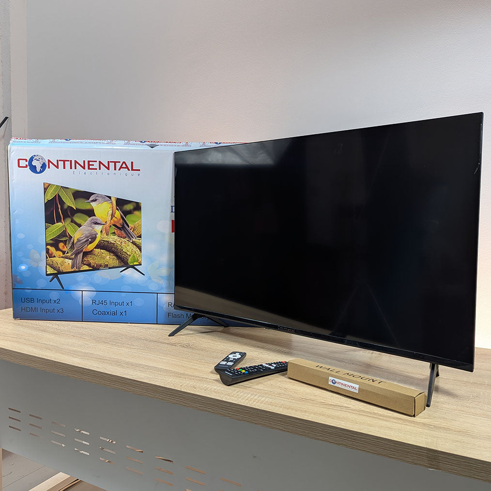 Television Continental 40 pouces SMART + SUPPORT GRATUIT