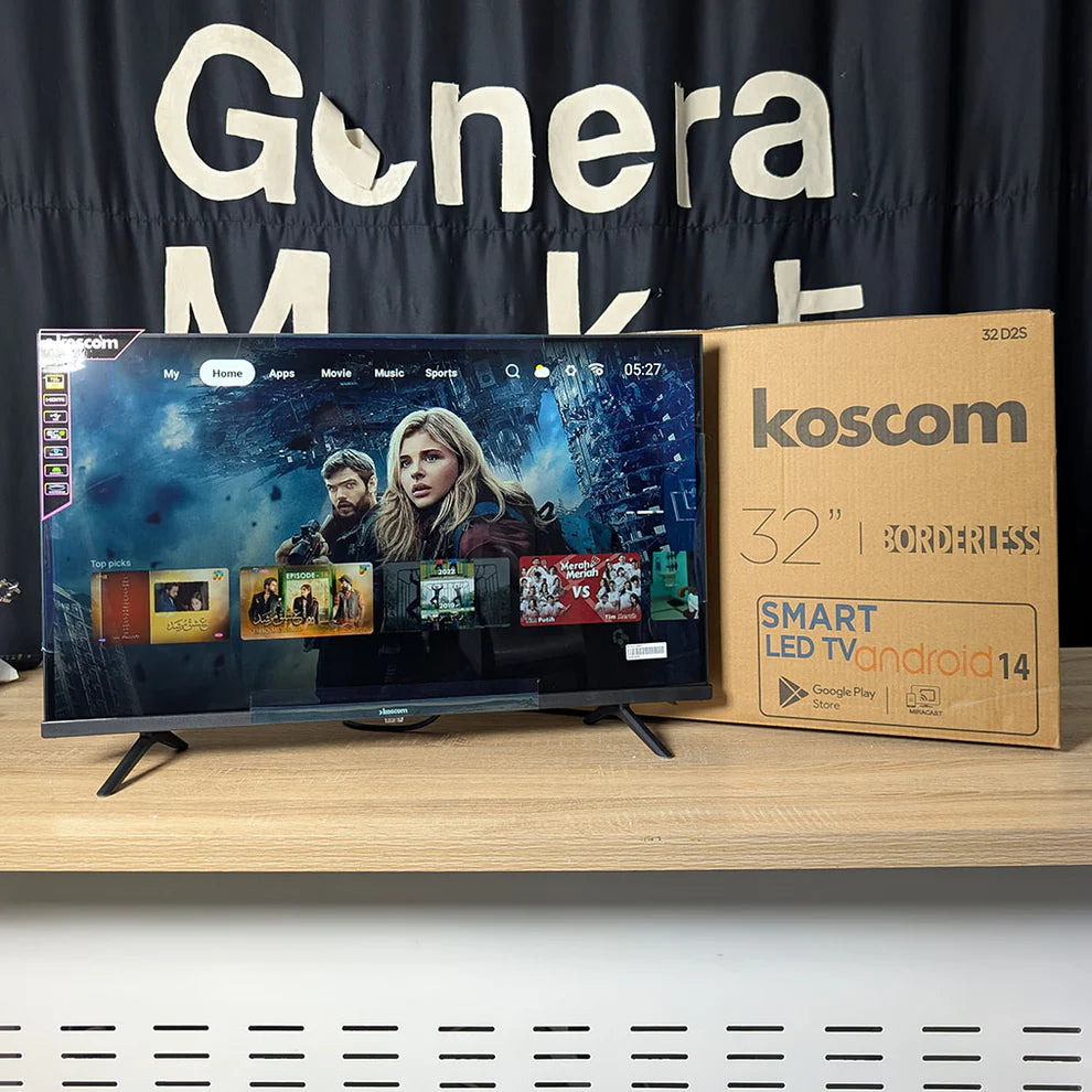 Television koscom 32'' smart ANDROID 12 frameless