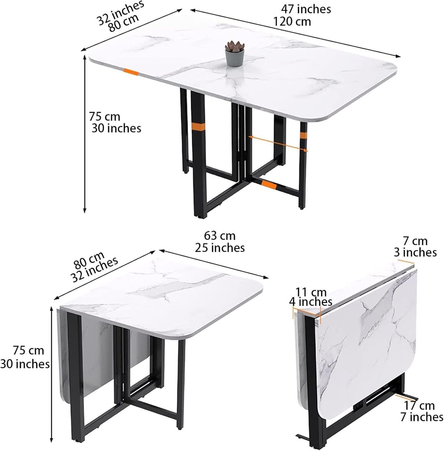 Table à manger pliable