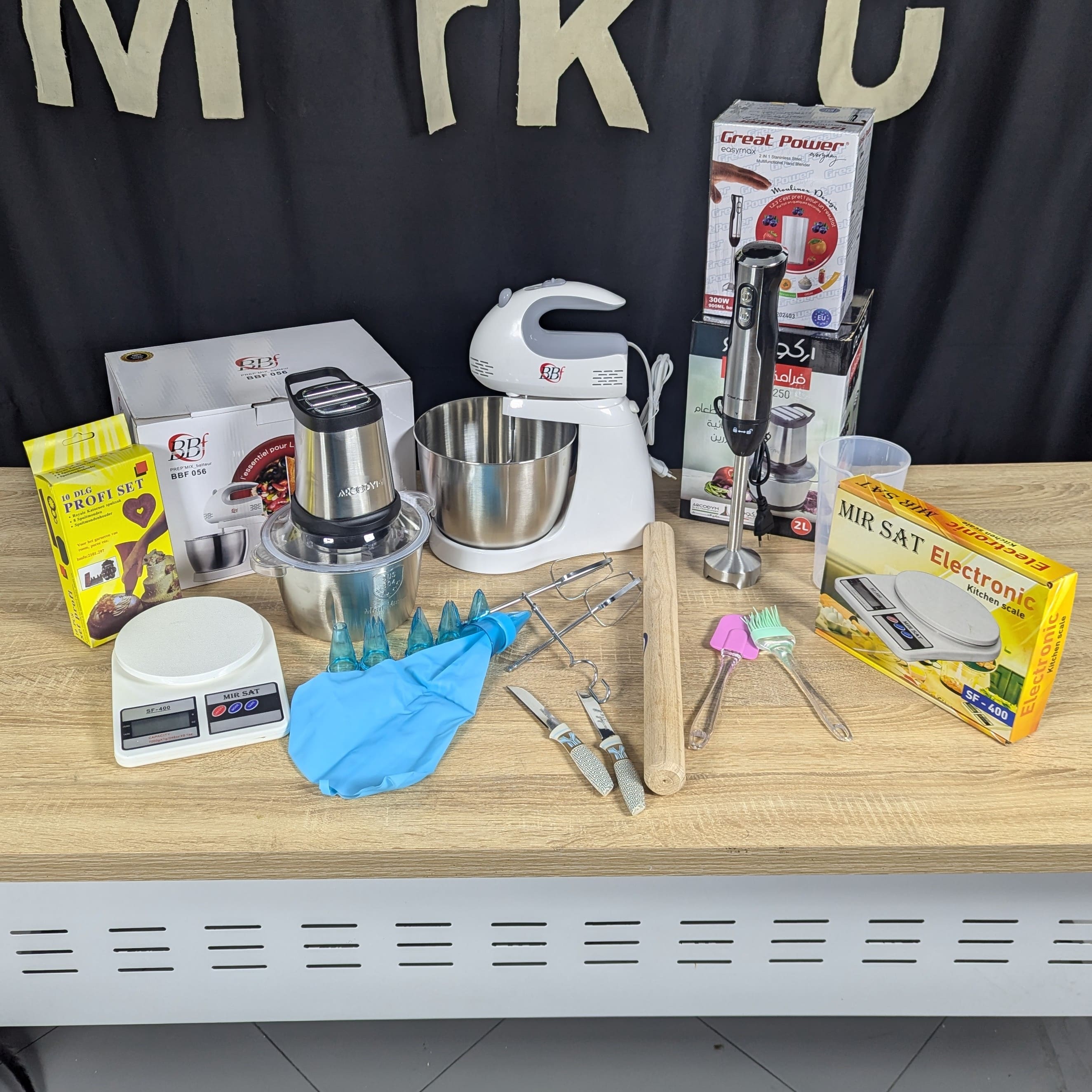 PACK BATTEUR BBF + HACHOIR ARCODYM + BRAS GREAT POWER + 5 CADEAUX